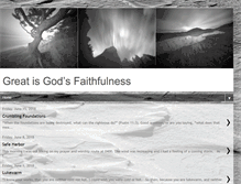 Tablet Screenshot of greatisgodsfaithfulness.com
